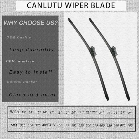 26"+22" Windshield Wipers with 14" Rear Wiper Blade Replacement for Lexus RX400h 2006-2008, Lexus RX350 2007-2009, Lexus RX330 2004-2006 OEM QUALITY in Saudi Arabia