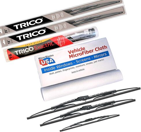 WiperBladesUSA Wiper Set compatible with Toyota Corolla 2014 (Set of 2) Wiper Blades in Saudi Arabia