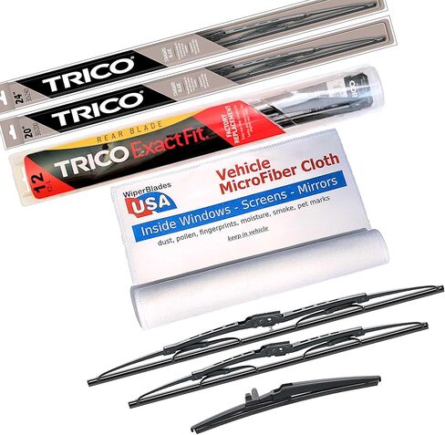 WiperBladesUSA Wiper Set compatible with Toyota Corolla 2014 (Set of 2) Wiper Blades in Saudi Arabia