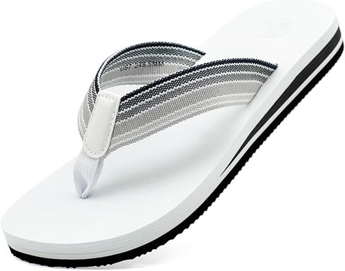 Flip Flops for Women-Arch Support Woven Strap Yoga Mat Cushion Lightweight Slip On Sandals for Summer Beach Indoor Outdoor in Saudi Arabia