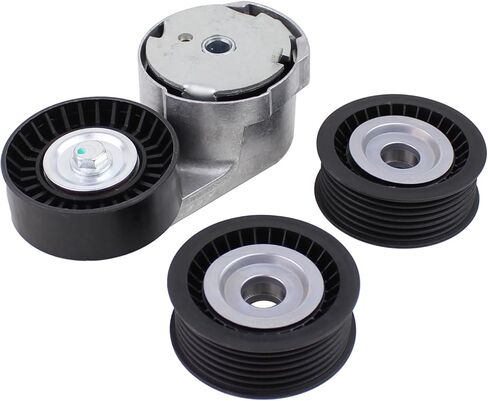 Serpentine Belt Tensioner and Idler Pulley Kit for Maserati Quattroporte S S Q4 3.0 2014-2022, Ghibli 3.0 2014-2021, Levante 3.0 2017-2022 in Saudi Arabia