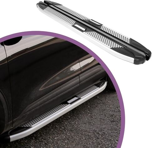 Erkul 5.2" Running Boards for Volvo XC 90 XC90 2016-2024 - 350 lb Heavy Duty Aluminum Wide Side Steps Nerf Bars, Premium Car Accessories | No-Drill Installation | Mounting Brackets Included - Black in Saudi Arabia
