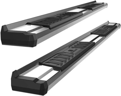 لوحات تشغيل APS Chrome OE Style Nerf Bars متوافقة مع Ford F150 2009-2014 SuperCrew Cab in Saudi Arabia