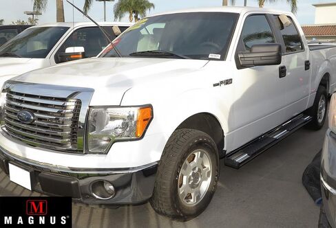 لوحات تشغيل APS Chrome OE Style Nerf Bars متوافقة مع Ford F150 2009-2014 SuperCrew Cab in Saudi Arabia