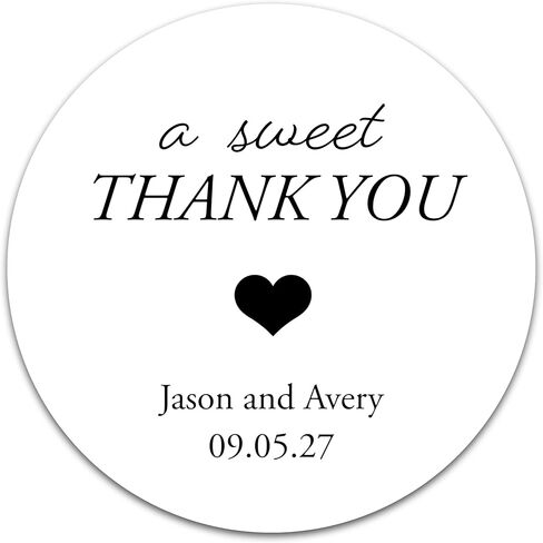 Personalized Wedding Stickers - Custom Wedding Envelope Seals for Invitations, Thank You Cards, and Save The Date (50-1000 Stickers) (Initials with Date) in Saudi Arabia
