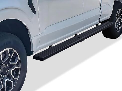 Tuxtreme Wheel to Wheel Side Steps 5in Compatible with Ford F150 2015-2026 Super Cab 6.5ft Bed & F-250 F-350 Super Duty 2017-2026 Stainless Steel (Nerf Bars Side Steps Side Bars) in Kuwait