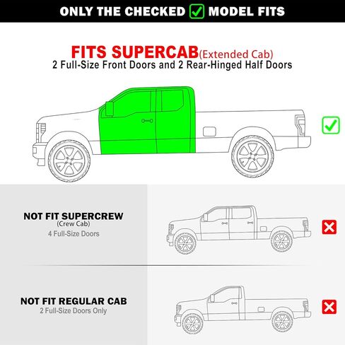Tuxtreme Wheel to Wheel Side Steps 5in Compatible with Ford F150 2015-2026 Super Cab 6.5ft Bed & F-250 F-350 Super Duty 2017-2026 Stainless Steel (Nerf Bars Side Steps Side Bars) in Kuwait