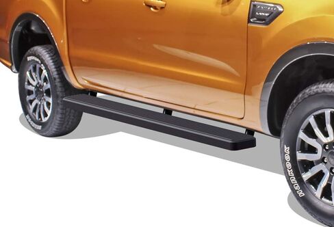 APS Premium 6in Black Stainless Steel Running Boards Compatible with Ford Ranger SuperCrew Cab 19-26 in Saudi Arabia