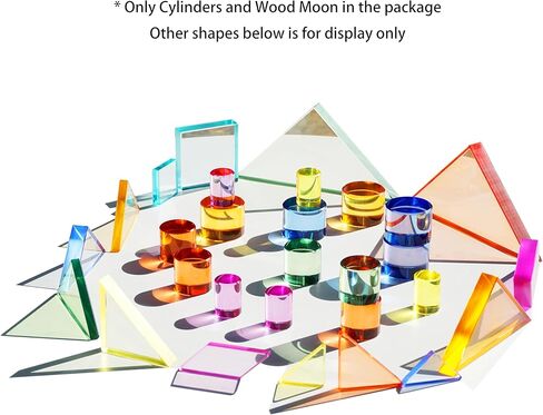 أسطوانات الطاولة المضيئة، ملحقات الفصل الدراسي الشفافة، مواد ريجيو إميليا in Kuwait