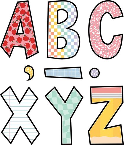 Teacher Created Resources Cool for School 7" Fun Font Letters (TCR70108) in Kuwait