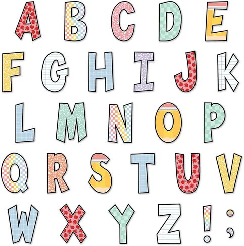 Teacher Created Resources Cool for School 7" Fun Font Letters (TCR70108) in Kuwait