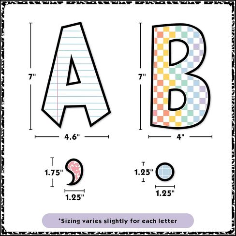 Teacher Created Resources Cool for School 7" Fun Font Letters (TCR70108) in Kuwait