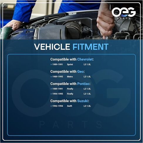OEG Parts New Alternator Compatible With Chevrolet Sprint L3 1.0L 89-91, Geo Metro 89-95 & Pontiac Firefly L3 1.0L, Suzuki Swift L3 1.0L 92-94 A5T07092 A5TA0792 in Saudi Arabia