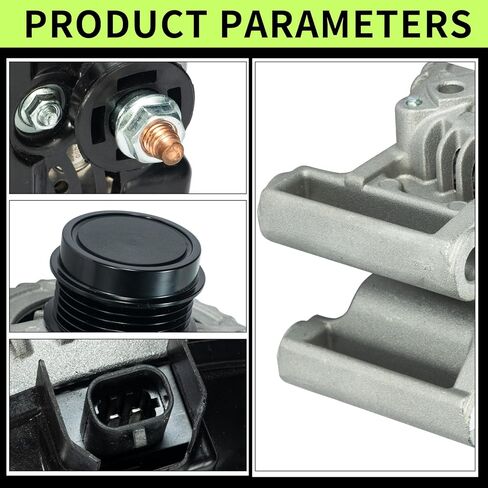 Alternator Compatible with Buick Regal 2014-2020,Cadillac ATS CTS,Chevrolet Malibu Blazer Camaro Colorado Impala,GMC Canyon,12V 150Amp CW 5-Groove Clutch Pulley, Replace for 13592811 in Kuwait