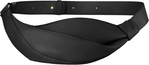 Leather Sling Bag for Women & Men Crossbody Bag Minimalist Chest & Shoulder Bag Adjustable Strap Lightweight Everyday Carry | Top-Grain Leather, Piel Genuina, Anti-Theft Pocket, Bandolera Mujer, Adjustable Strap, Crescent Shape in Saudi Arabia