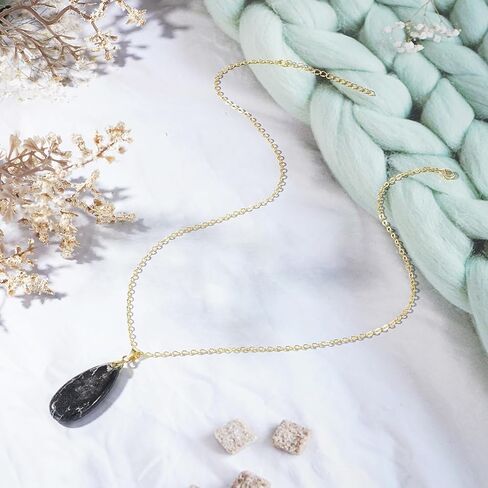 Suyi Stone Necklace for Women Teardrop Colorful Pendant Necklaces in Saudi Arabia