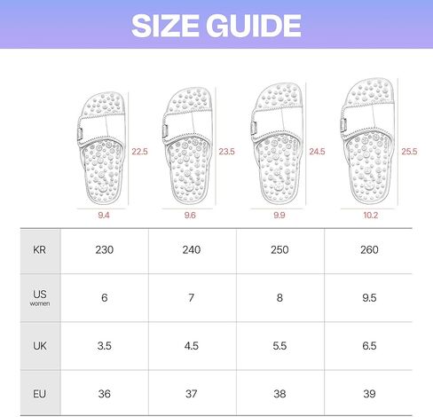 BALLOP Mamuring Acupressure Massage Slippers for Women, Professional Level Intensity, Slide Sandals with 1700 Nodes, Indi Pink, Women US Size 6, Arch Support, Lightweight, Reflexology Recovery Slides in Saudi Arabia