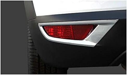 2 قطعة ABS كروم سيارة الخلفي الضباب ضوء غطاء المصباح غطاء تزيين متوافق لمازدا CX3 CX-3 2016 2017 2018 2019 2020 2021 2022 2023 2024 2025 in Saudi Arabia