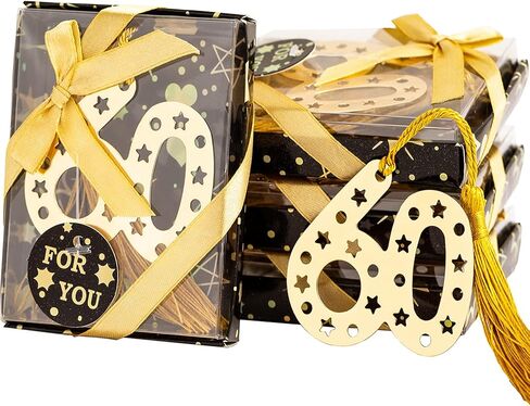 60 قطعة من الإشارات المرجعية لعيد الميلاد الستين لحفلات أعياد الميلاد الستين هدايا تذكارية 60th هدايا زينة للضيوف in Kuwait