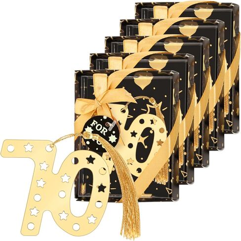 60PCS 60th Birthday Bookmarks for 60th Birthday Party Favors 60th Souvenirs Favors Gifts Decorations for Guests in Saudi Arabia
