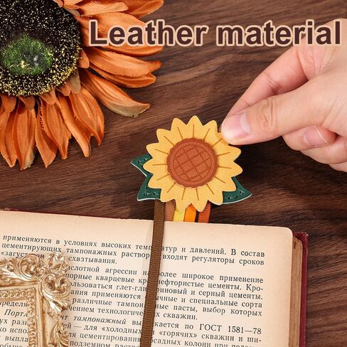 2pcs Leather Bookmarks with Bookmarks for Women, Writers, Readers Durable Book Markers Book Accessories Unique Gifts for Men, Women in Kuwait