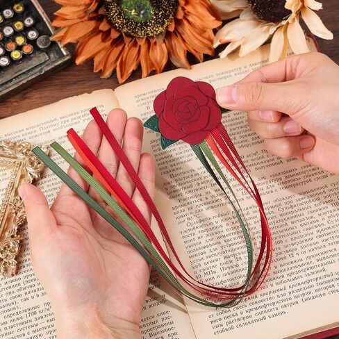 2pcs Leather Bookmarks with Bookmarks for Women, Writers, Readers Durable Book Markers Book Accessories Unique Gifts for Men, Women in Kuwait