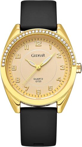 Waterproof Analog Women's Watch for Nurses, Nursing, Lady,Students,Easy Read Dial,Second Hand Soft Silicone Band Quartz Female Dress Wrist Watches in Saudi Arabia