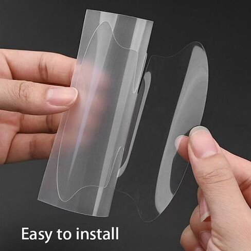 8PCS Car Door Handle Protector for Hyundai Santa Fe 2000–2025 2026 DM/NC,Door Cup Paint Protection Film,Anti-Scratch Invisible Handle Guard,Durable Exterior Scratche Protection Sticker in Saudi Arabia