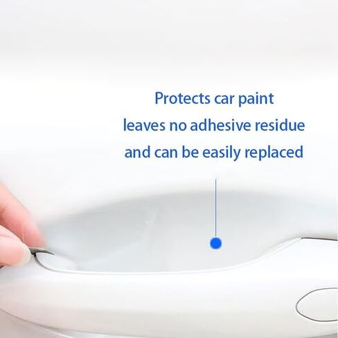 8PCS Car Door Handle Protector for Hyundai Santa Fe 2000–2025 2026 DM/NC,Door Cup Paint Protection Film,Anti-Scratch Invisible Handle Guard,Durable Exterior Scratche Protection Sticker in Saudi Arabia