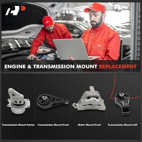 A-Premium 4PCS Engine Motor Mount and Transmission Mount Set Compatible with Chevrolet Impala 2017-2019, 2.5L, Automatic Transmission in Saudi Arabia