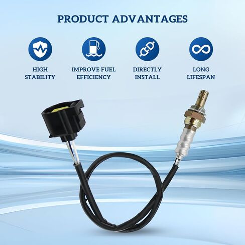 مستشعر الأكسجين المنبع المصب 2 قطعة: مناسب لكرايسلر 300 أسبن لدودج رام تشالنجر داكوتا دورانجو جراند كارافان رحلة نيون أفنجر لجيب كوماندر شيروكي رانجلر استبدال 234-4587 in Kuwait