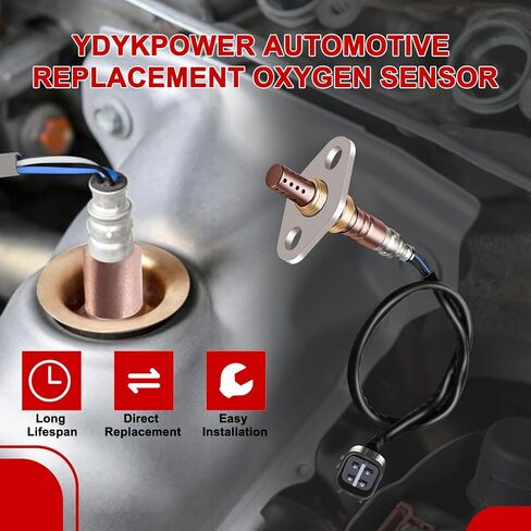 02 مستشعر متوافق مع Toyota لـ 4Runner 1996-2000، لـ Sequoia 2001-2004، لـ T100 1995-1998، لـ Tacoma 1995-2000، لـ Tundra 2000-2004، مستشعر O2 الأكسجين 234-4162 حزمة من 2 in Saudi Arabia