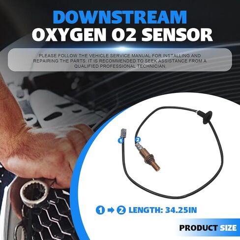 234-4305 Oxygen O2 Sensor Downstream for Toyota Corolla 1.8L 2009-2013 Matrix 1.8L 2009-2014 Pontiac Vibe 1.8L 2009-2010 Replace 89465-02200 8946502330 25024188 in Kuwait