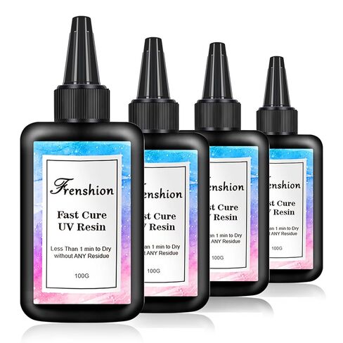 مصباح الأشعة فوق البنفسجية + 100 جرام ترقية 45 ثانية علاج سريع من الراتنج الصلب الشفاف + صبغة ملونة + قالب + أداة + قفاز للمنزل الاحترافي الصب والطلاء صناعة يدوية مجوهرات أقراط قلادة سوار in Kuwait