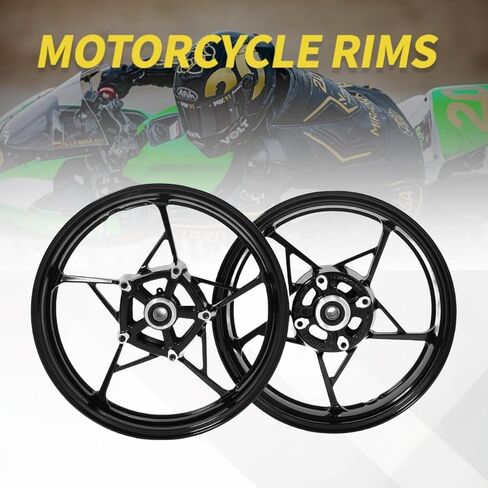 17" Front & Rear Wheel Rims Set for Kawasaki Z900 2017-2024 Z 900 18 19 20 21 22 23 Motorcycle Accessories in Saudi Arabia