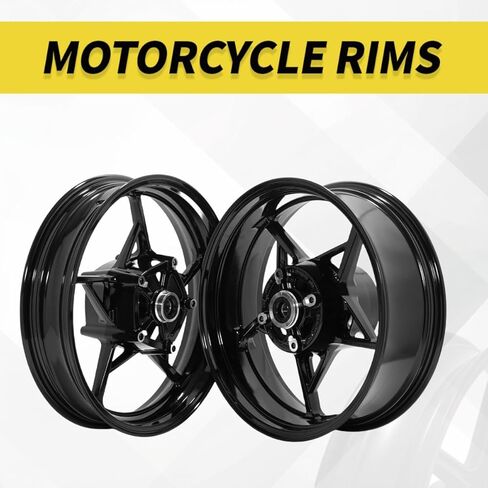 17" Front & Rear Wheel Rims Set for Kawasaki Z900 2017-2024 Z 900 18 19 20 21 22 23 Motorcycle Accessories in Saudi Arabia