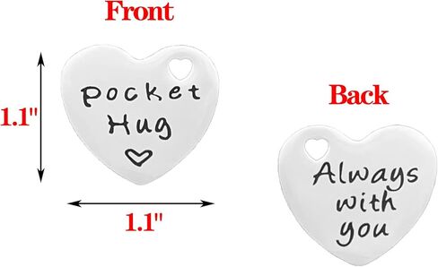 Pocket Hug from Heaven, Memorial Token Gift for Loss of Someone, Thinking of You Keepsake Keychain with Card in Saudi Arabia