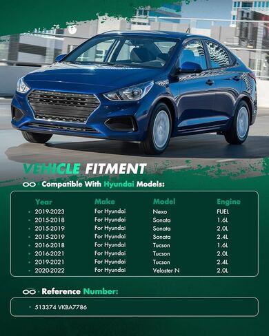 SCITOO 2 x Front Wheel Hub and Bearing Assembly Front for Hyundai Sonata 2015-2019,for Tucson 2016-2019,for Kia Cadenza 2017-2019,for Optima 2016-2019,for Sportage 2017-2019 513374 5 Lugs in Saudi Arabia