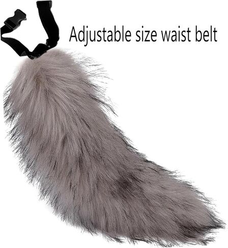 Valpeak Fox Ears and Tail Set Furry Cat Ear Wolf Tail Cosplay Costume Over 1 Years Old in Kuwait