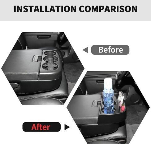 RT-TCZ Front Cup Holder Storage Box Tray Organizer Interior Accessories for Chevy Silverado 2007-2013,for GMC Sierra 2007-2013 in Saudi Arabia