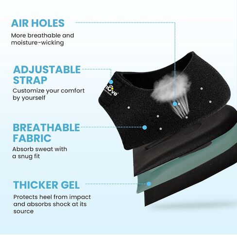 Kids Heel Protectors Cups for Shoes - Welnove Lightweight Silicone Gel Heel Cups for Child & Teen - Shoe Cushion Inserts Pads for Sever's Disease, Plantar Fasciitis, Heels Spurs (Kid's Size 3-7) in Saudi Arabia