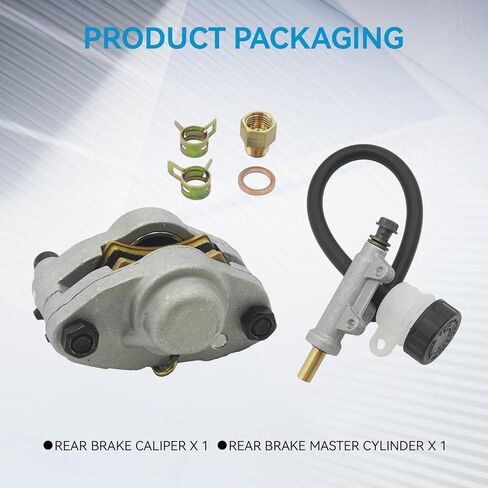 Rear Brake Caliper Master Cylinder kit 1910449 1910367 1910270 Compatible with Polaris Scrambler 400 500 Magnum 325 500 Xpedition 325 425 Trail Boss 325 330 in Kuwait