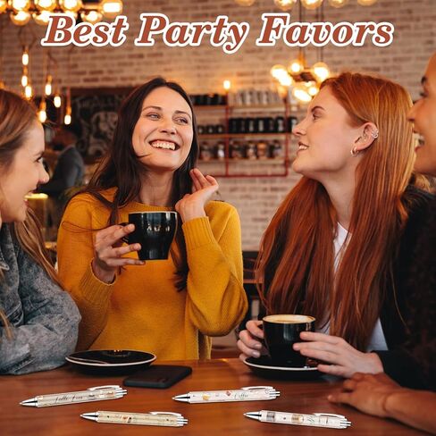 48Pcs Coffee Cup Sticky Notes Self-Stick Memo Pads Notepads&Black Ink Cute Ballpoint Pen Coffee Lovers Themed Supplies Gifts for School Office Teacher Student Employee Class Reward in Kuwait