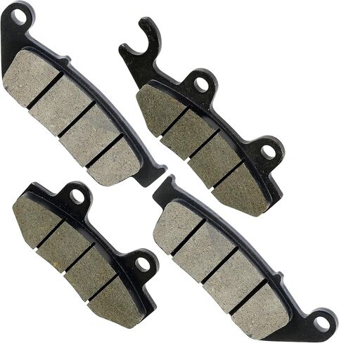 Caltric Front And Rear Brake Pads Compatible with Triumph Scrambler 2007 2008 2009 2010 2011-2015 / Street Cup 2017/Street Twin 2016 2017 in Saudi Arabia