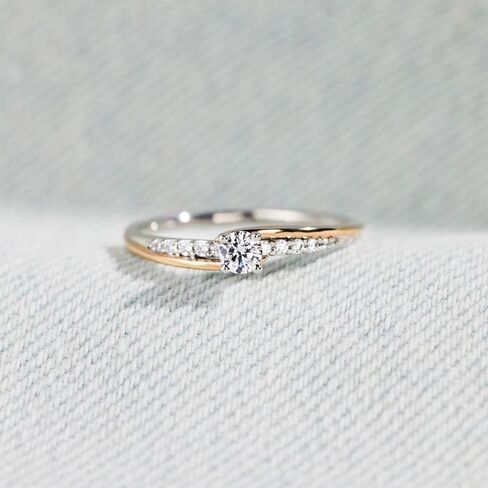 I Choose Me Round-Cut Accent Ring, 925 Sterling Silver Gold Silver Two-Color Self-love Inspirational Band, Cubic Zirconia Self Reminder Band, Self-love Ring Jewelry for Women in Saudi Arabia
