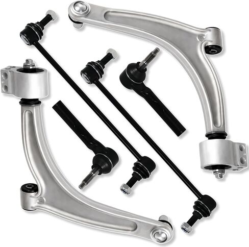 10PCS Front Lower Control Arm Sway Bar End Link Tie Rod for Chevrolet 2004 2005 2006 2007 2008 2009 2010 2011 2012 Malibu, for Saturn 07-09 Aura, for Pontiac 05-2010 G6 K620179 K620180 EV408 in Saudi Arabia