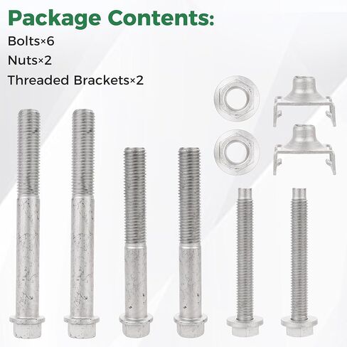 13859 Front Lower Inner Forward Suspension Control Arm Bolt Kit Compatibl with Cadillac GMC＆More in Kuwait