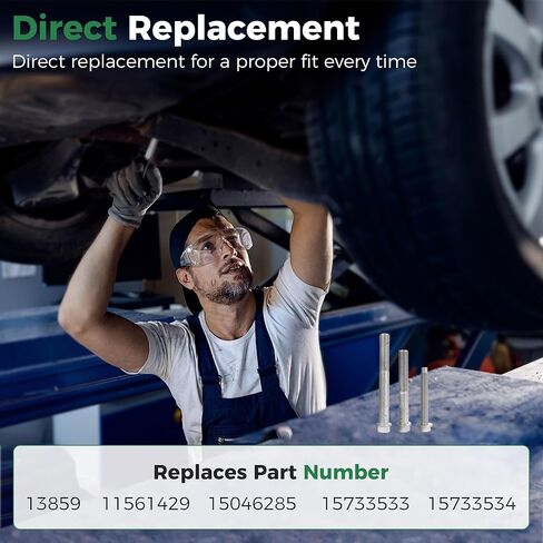 13859 Front Lower Inner Forward Suspension Control Arm Bolt Kit Compatibl with Cadillac GMC＆More in Kuwait