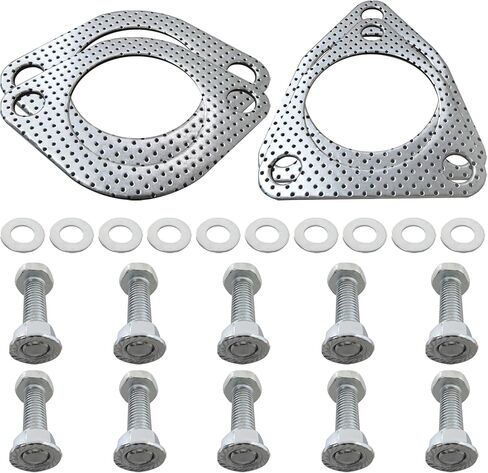 2024 New 4Pcs Aftermarket 2.5" Catalytic Converter Gaskets Kit with Hardware for VQ35DE Engines in Saudi Arabia