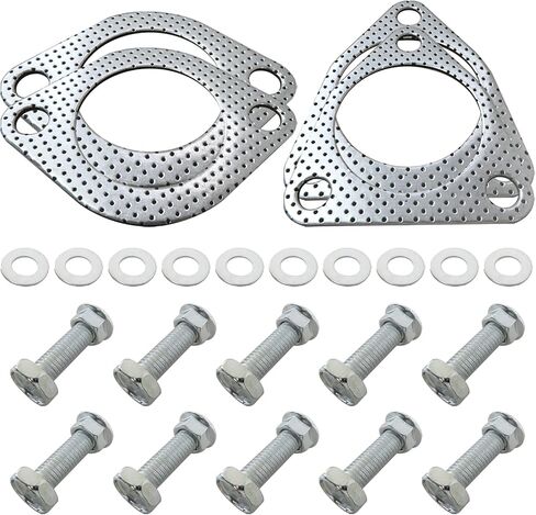 2024 New 4Pcs Aftermarket 2.5" Catalytic Converter Gaskets Kit with Hardware for VQ35DE Engines in Saudi Arabia